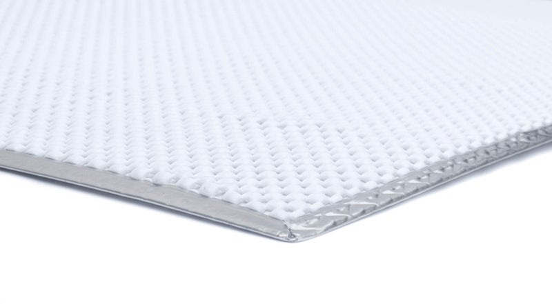 Range Kleen Heat Resistant, Non-Slip, Metal Counter/Table Protector Mat, Large - 14" x 17" - 2 Pack - Silver - Image 4